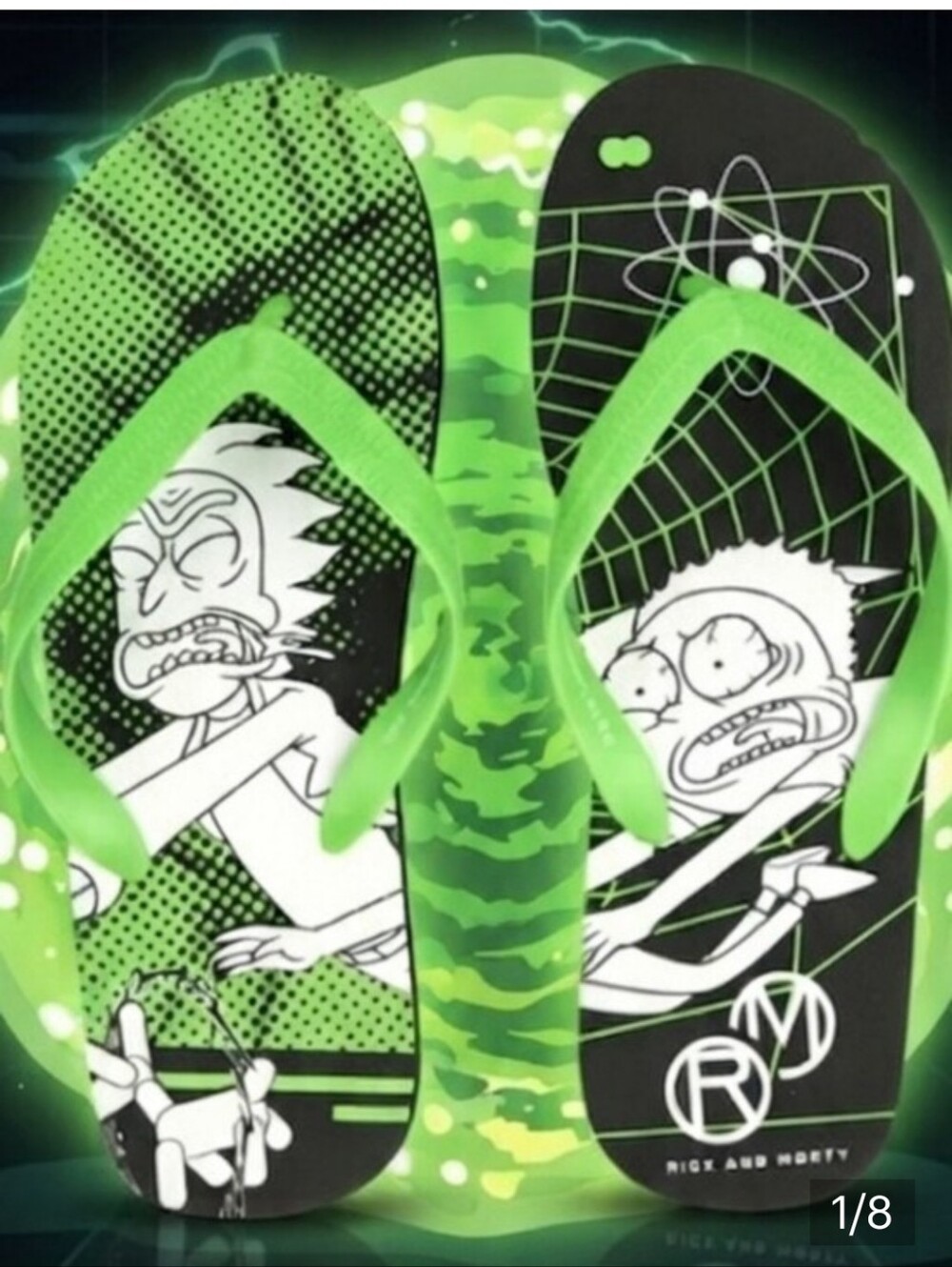 Rick & Morty Men's Flip-Flops